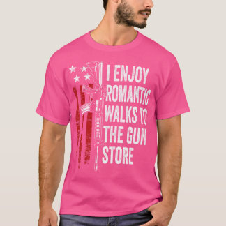 Camiseta Gosto De Caminhos Românticos Para A Arma Engraçada