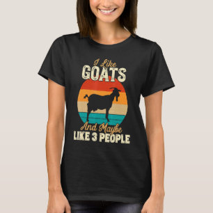 Camiseta Gosto De Caprinos E Talvez De Três Pessoas Para Ag