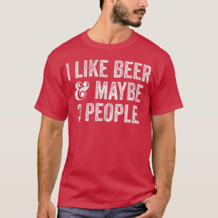 Camiseta Gosto De Cerveja E Talvez De Três Pessoas