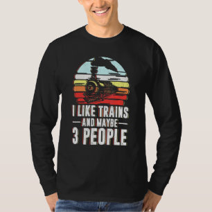 Camiseta Gosto De Comboios E Talvez De Três Caminhos De Fer