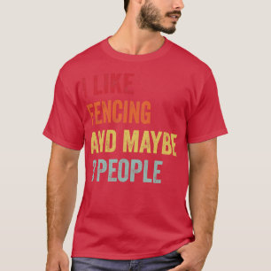 Camiseta Gosto De Esgrima Talvez 3 Pessoas