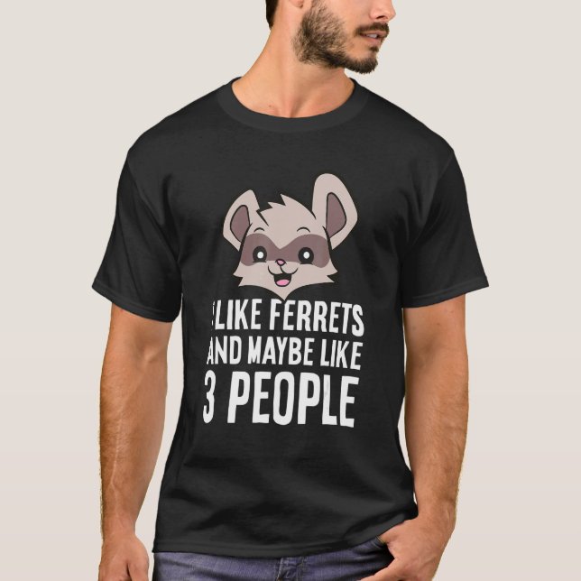 Camiseta Gosto De Furões E Talvez De 3 Pessoas (Frente)