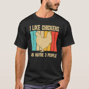 Camiseta Gosto De Galinhas E Talvez De Três Aves De Capoeir
