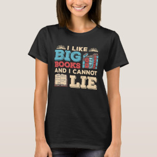 Camiseta Gosto De Grandes Livros E Não Posso Mentir Leitor