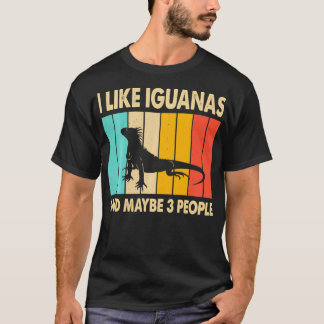 Camiseta Gosto de Iguanas e talvez de 3 Pessoas Iguana Liza