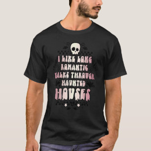 Camiseta Gosto De Longas Caminhadas Românticas Através De C
