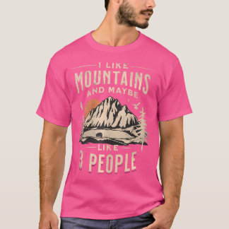 Camiseta Gosto De Montanhas E Talvez De 3 Pessoas.