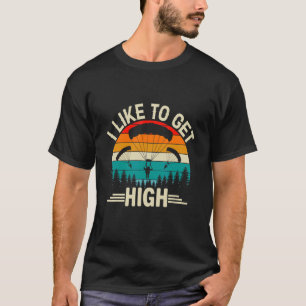Camiseta Gosto De Paraquedismo De Skydiver Alto