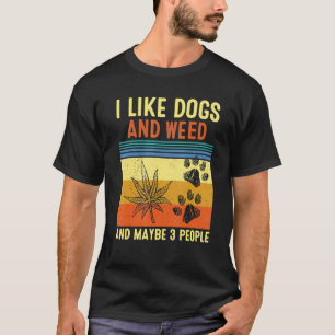 Camiseta Gosto De Semear Meu Cachorro E Talvez 3 Pessoas En