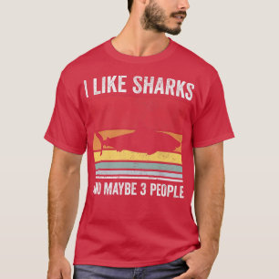 Camiseta Gosto De Tubarões E Talvez De 3 Pessoas387