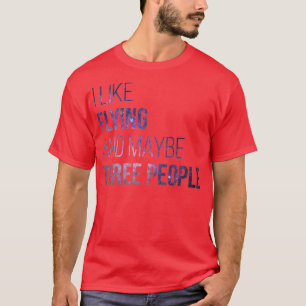 Camiseta Gosto De Voar E Talvez De Três Pessoas (2)