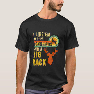 Camiseta Gosto Deles com Pernas Longas e um Grande Rack ret