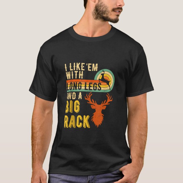 Camiseta Gosto Deles com Pernas Longas e um Grande Rack ret (Frente)