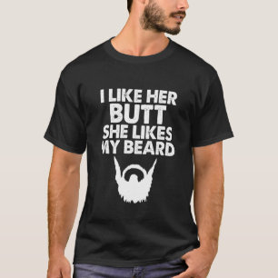 Camiseta Gosto Do Bumbum Que Ela Gosta Da Minha Beard Humor