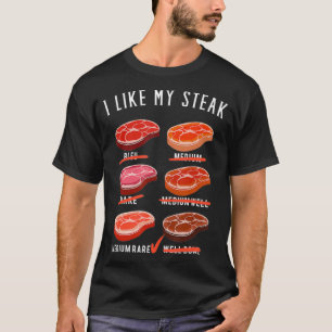 Camiseta Gosto Do Meu Bife Médio Raro