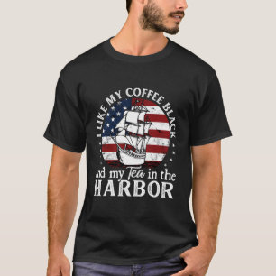 Camiseta Gosto Do Meu Preto Café E Do Meu Chá No Porto