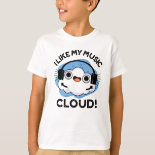 Camiseta Gosto Do Meu Pun De Tempo De Nuvem De Música