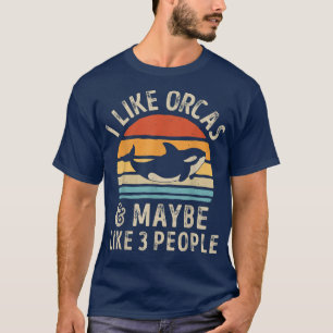 Camiseta Gosto do Orcas e talvez de três Pessoas da Orca Ki