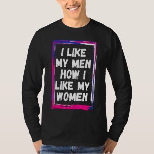 Camiseta Gosto Dos Meus Homens Como Gosto Das Minhas Mulher