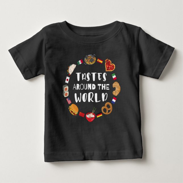 Camiseta Gosto pelo mundo (Frente)