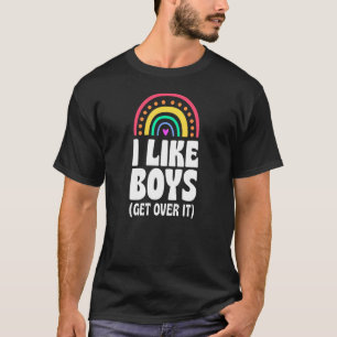 Camiseta Gosto Que Os Rapazes Superem A Orgulho gay De Sair