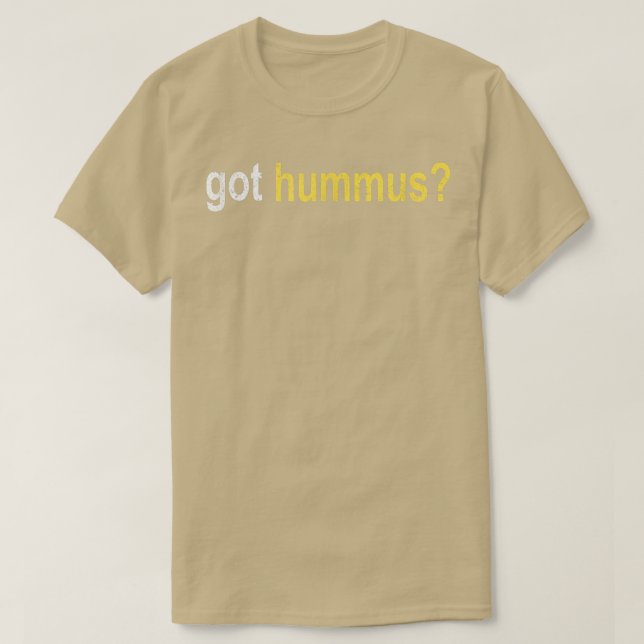 Camiseta got hummus yalla habibi arabic middle eastern kitc (Frente do Design)