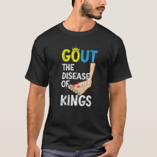 Camiseta Gota A Doença Dos Reis Podagra Conscientização Da 