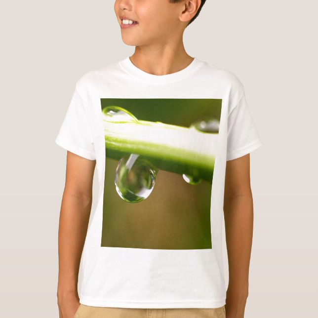 Camiseta gota d'água nas folhas (Frente)
