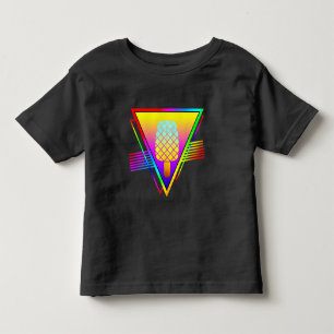 Camiseta Gota de Gelo Retro de Verão Elegante