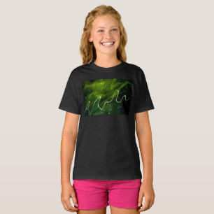 Camiseta Gotas de Algas Verdes e Água