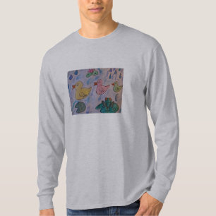 Camiseta Gotas de chuva em Ducklings