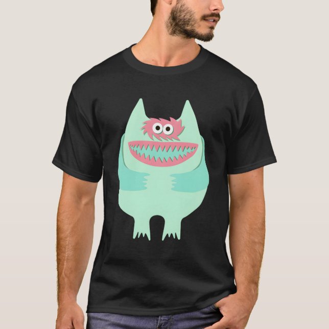 Camiseta Gotas de Monstro de Pastel Nauga (Frente)