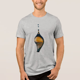 Camiseta Gotas de Orvalho Congeladas - A Elegância Gelada d