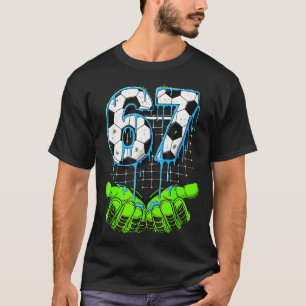 Camiseta Goteira de Futebol 67 Seis Sete Piada Divertida do