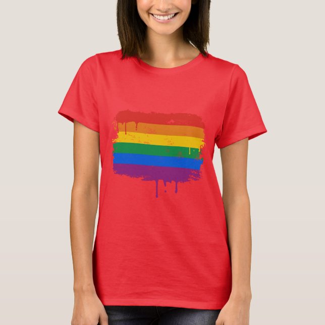 CAMISETA GOTEJAMENTO ALEGRE DA BANDEIRA (Frente)