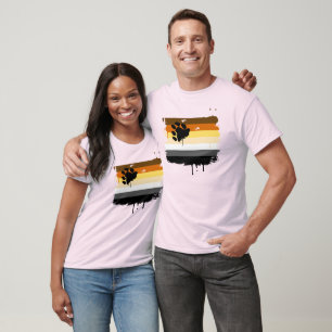 CAMISETA GOTEJAMENTO DA BANDEIRA DO URSO