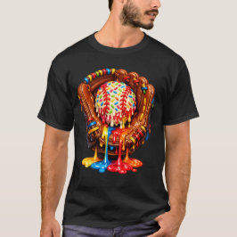 Camiseta Gotejamento de Beisebol para Meninos Sorvete Gotej