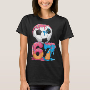 Camiseta Gotejamento de Futebol Número 67 Jogador de Futebo