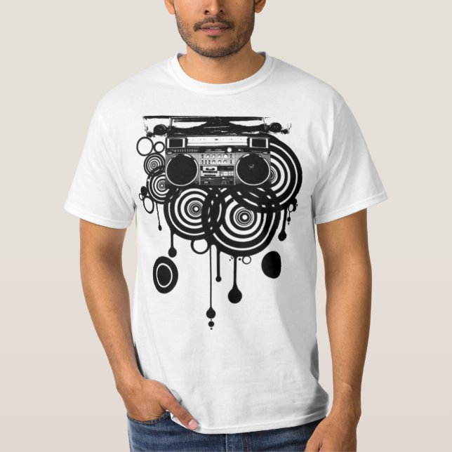 Camiseta Gotejamento de rádio (Frente)