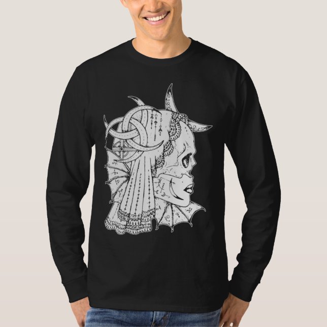 Camiseta Goth Gothic Horror Occult Emo Aesthetics Temptress (Frente)