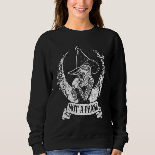 Camiseta Goth Gótico Bruxa Não Uma Fase Tarot Feitiçaria Gr