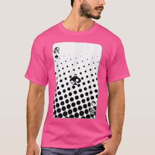 Camiseta Goth Punk Ace Of Spades Card Shark Gambler Skeleto