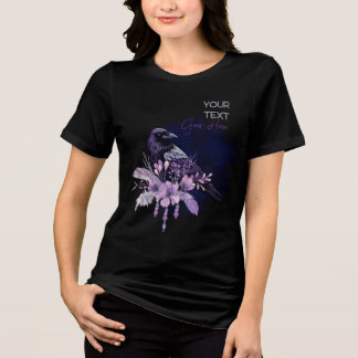 Camiseta Goth Raven Dark Aesthetic