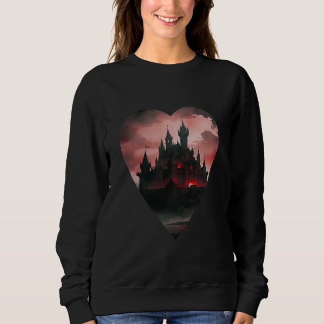 Camiseta Gothic Castle Red Ambience (Frente)