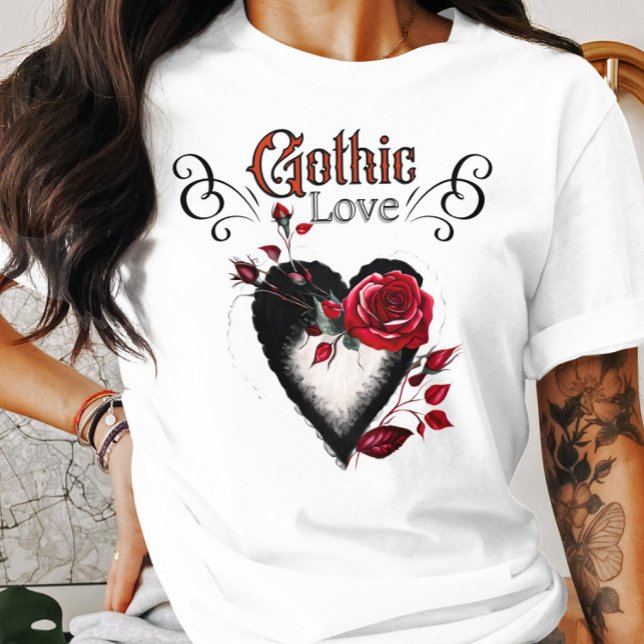 Camiseta Gothic Love (Criador carregado)
