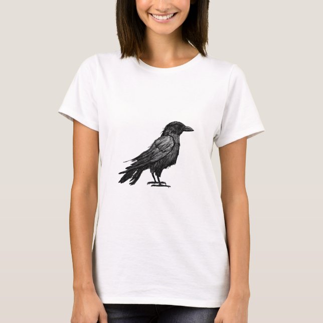 Camiseta Gothic Raven (Frente)