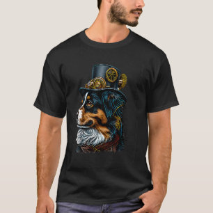Camiseta Gothic Steampunk aussie mini - Pastor australiano