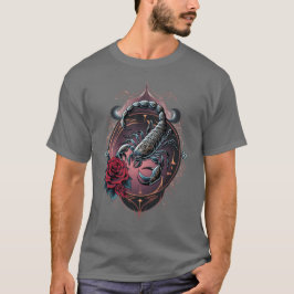 Camiseta Gothic Zodiac Scorpio – Baroque Scorpion Art