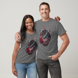 Camiseta Gothic Zodiac Scorpio – Baroque Scorpion Art