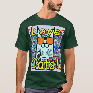 Camiseta gothicgothnugothlovekittycatsjapanwealth777